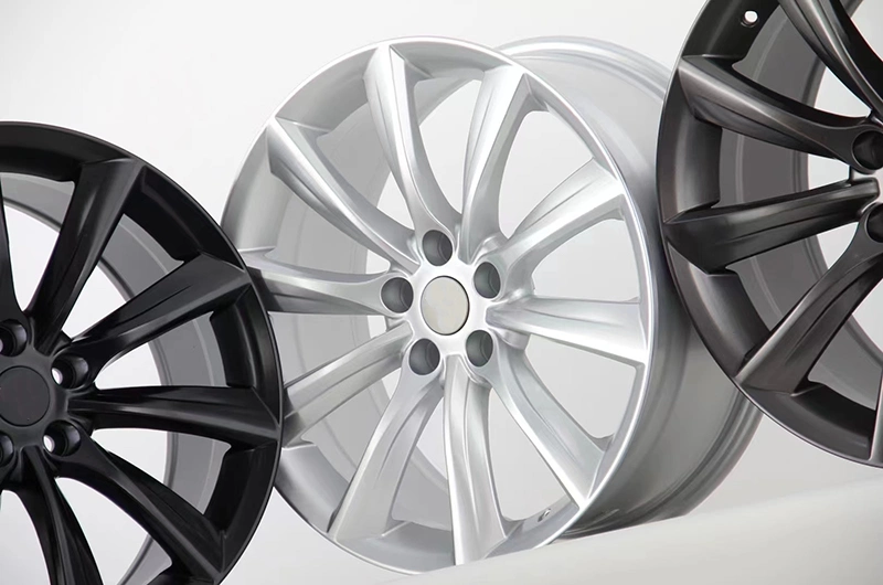 High Quality A356 Aluminum Alloy Replica Car Alloy Wheels for Tesla Wheel Hub